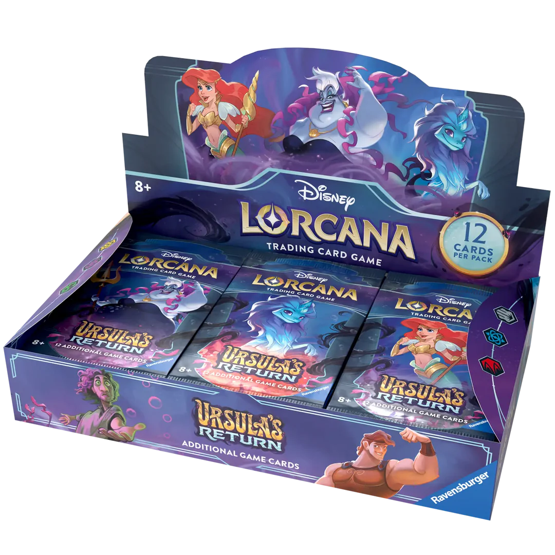 Disney Lorcana Ursula's Return Booster Display mit 24 Packs