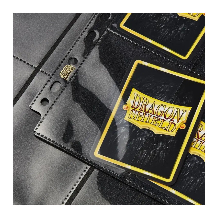 Dragon Shield 18-Pocket Pages Schwarz – Rückseite