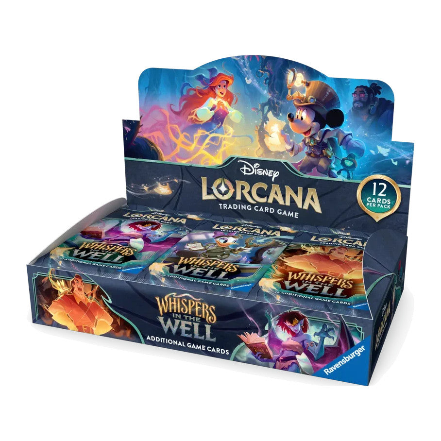 Disney Lorcana Whispers in the Well Booster Display mit 24 Packs