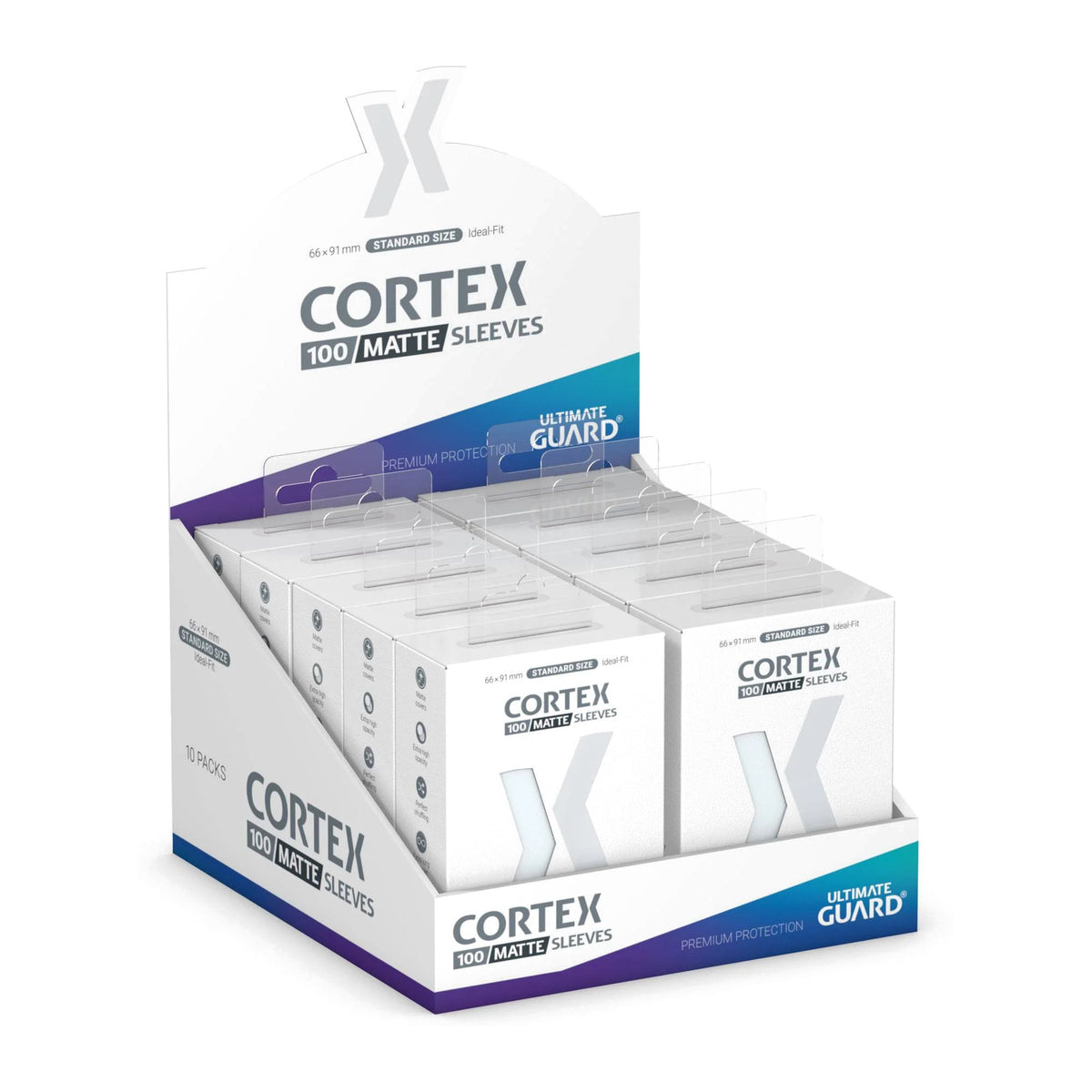 Ultimate Guard Cortex Sleeves Matte Standard Transparent (100 Stück)