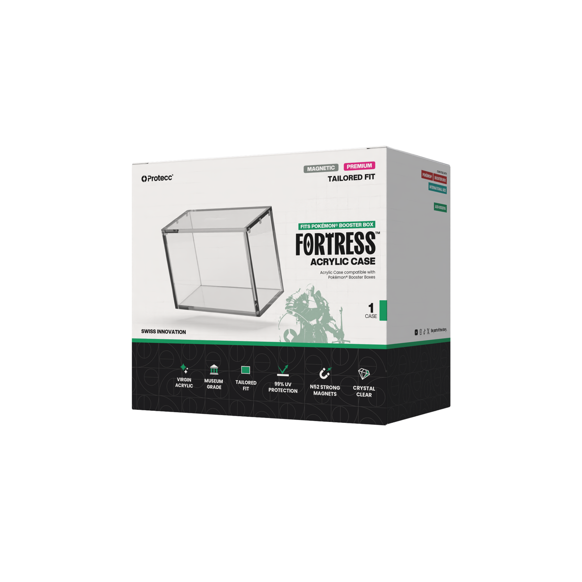 Protecc Acryl-Case für Pokémon Booster Display (Englisch und Deutsch)