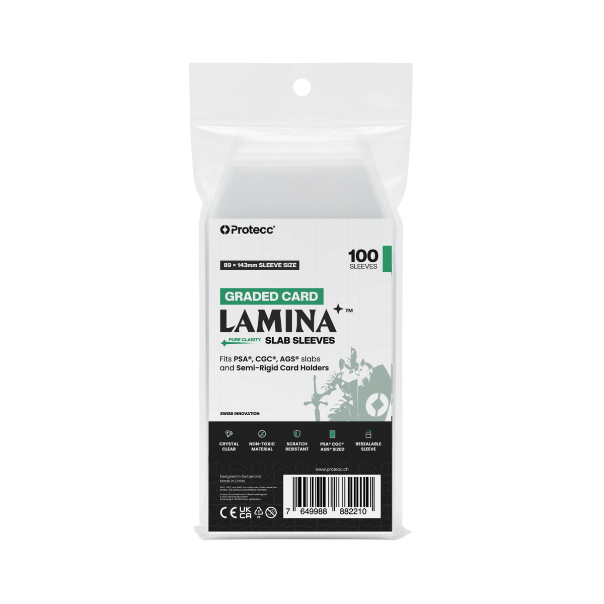 Protecc Lamina Graded Card Sleeves (100 Stück)