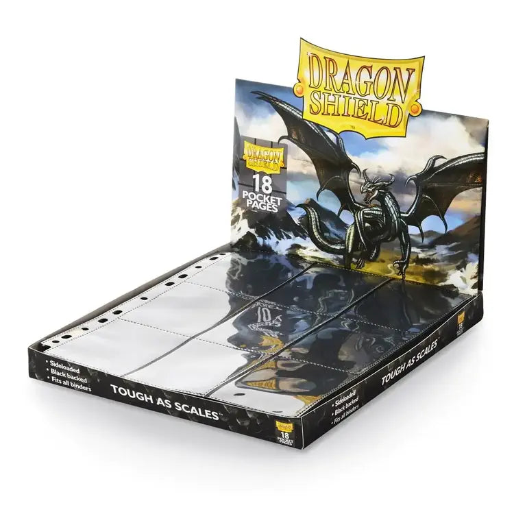 Dragon Shield 18-Pocket Pages Schwarz mit 50 Seiten