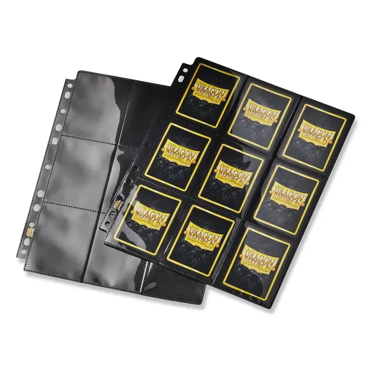 Dragon Shield 18-Pocket Pages Schwarz – Pack-Detail