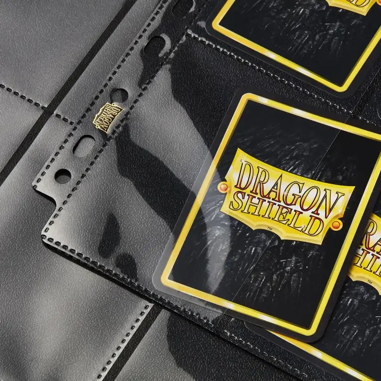 Dragon Shield 18-Pocket Pages Schwarz – Rückseite