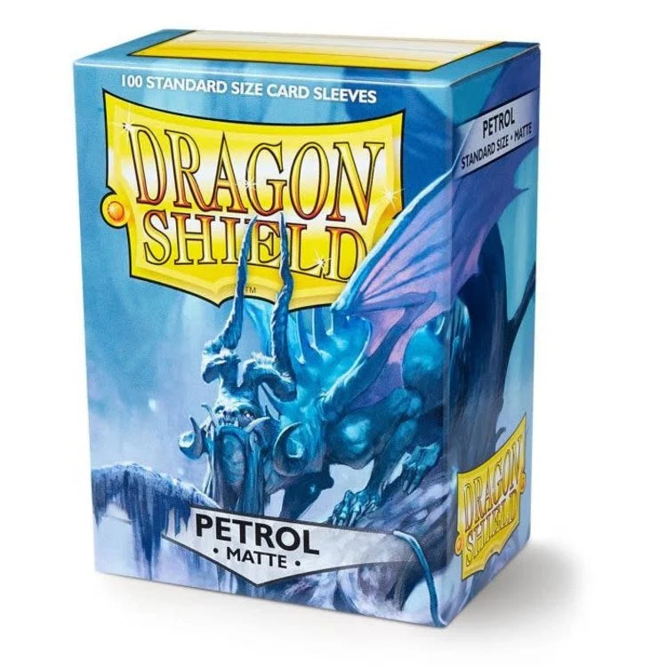Dragon Shield Matte Sleeves Petrol mit 100 Hüllen