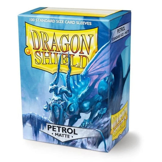 Dragon Shield Matte Sleeves Petrol mit 100 Hüllen