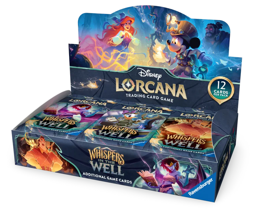 Disney Lorcana Whispers in the Well Booster Display mit 24 Packs
