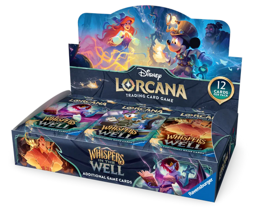 Disney Lorcana Whispers in the Well Booster Display mit 24 Packs