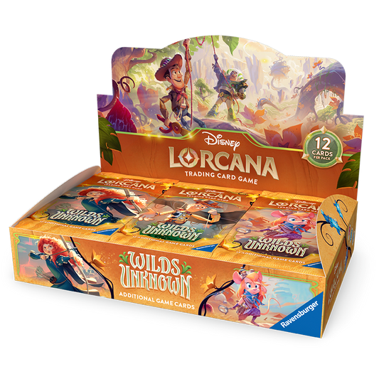 Disney Lorcana Wilds Unknown Booster Display mit 24 Packs