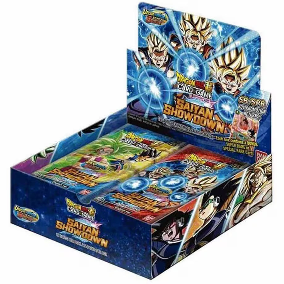 Dragon Ball Super Saiyan Showdown (B15) Booster Display mit 24 Packs (1. Auflage)