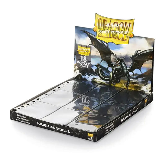Dragon Shield 18-Pocket Pages Schwarz mit 50 Seiten
