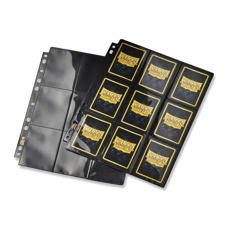 Dragon Shield 18-Pocket Pages Schwarz – Pack-Detail