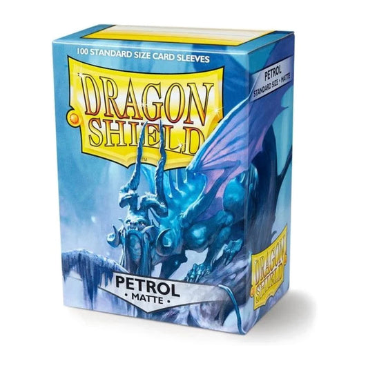 Dragon Shield Matte Sleeves Petrol mit 100 Hüllen