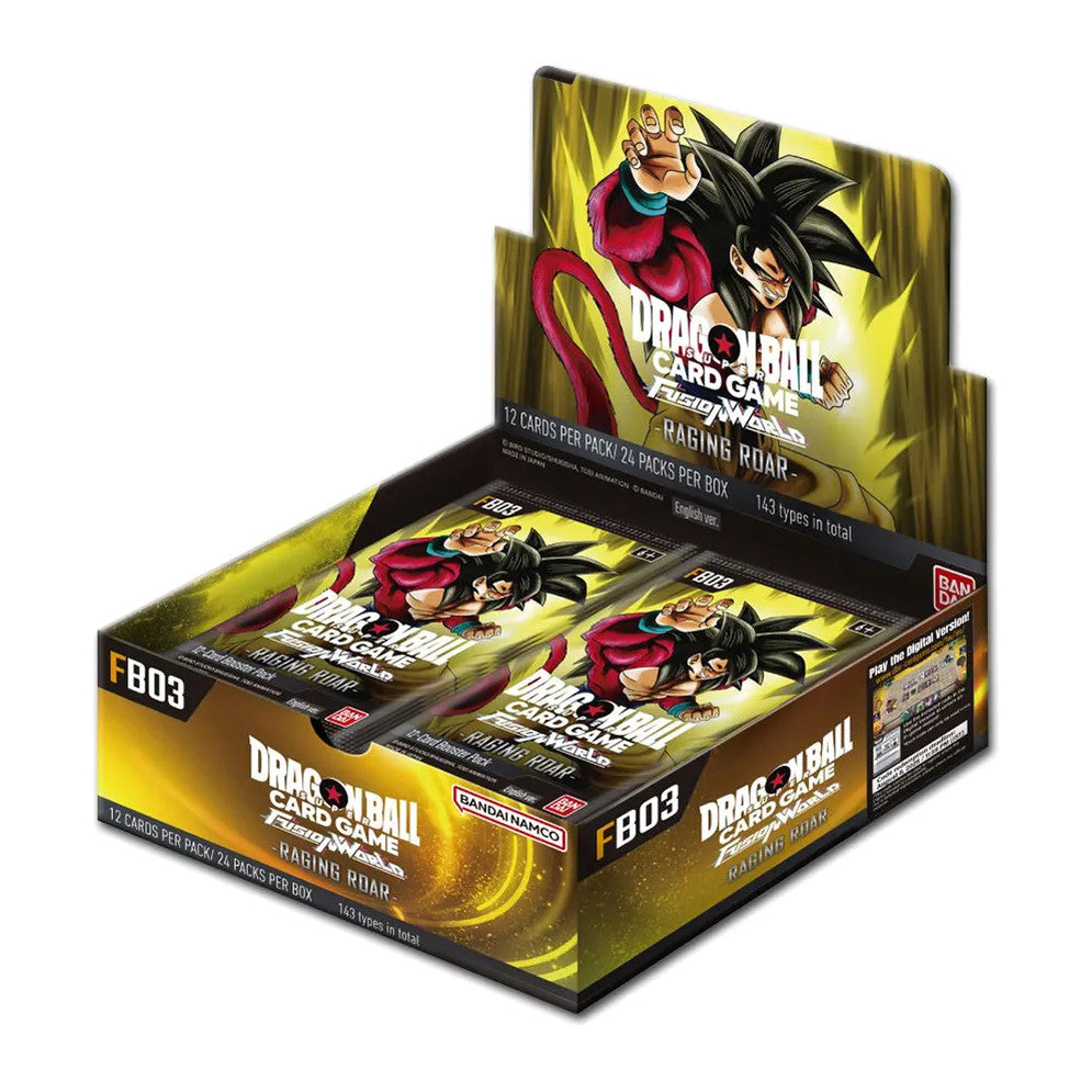 Dragon Ball Super Raging Roar (FB03) Booster Display mit 24 Packs