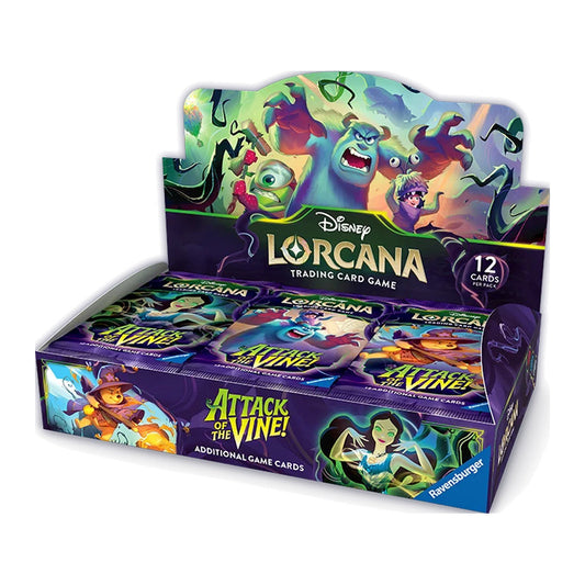 Disney Lorcana Attack of the Vine! Booster Display mit 24 Packs