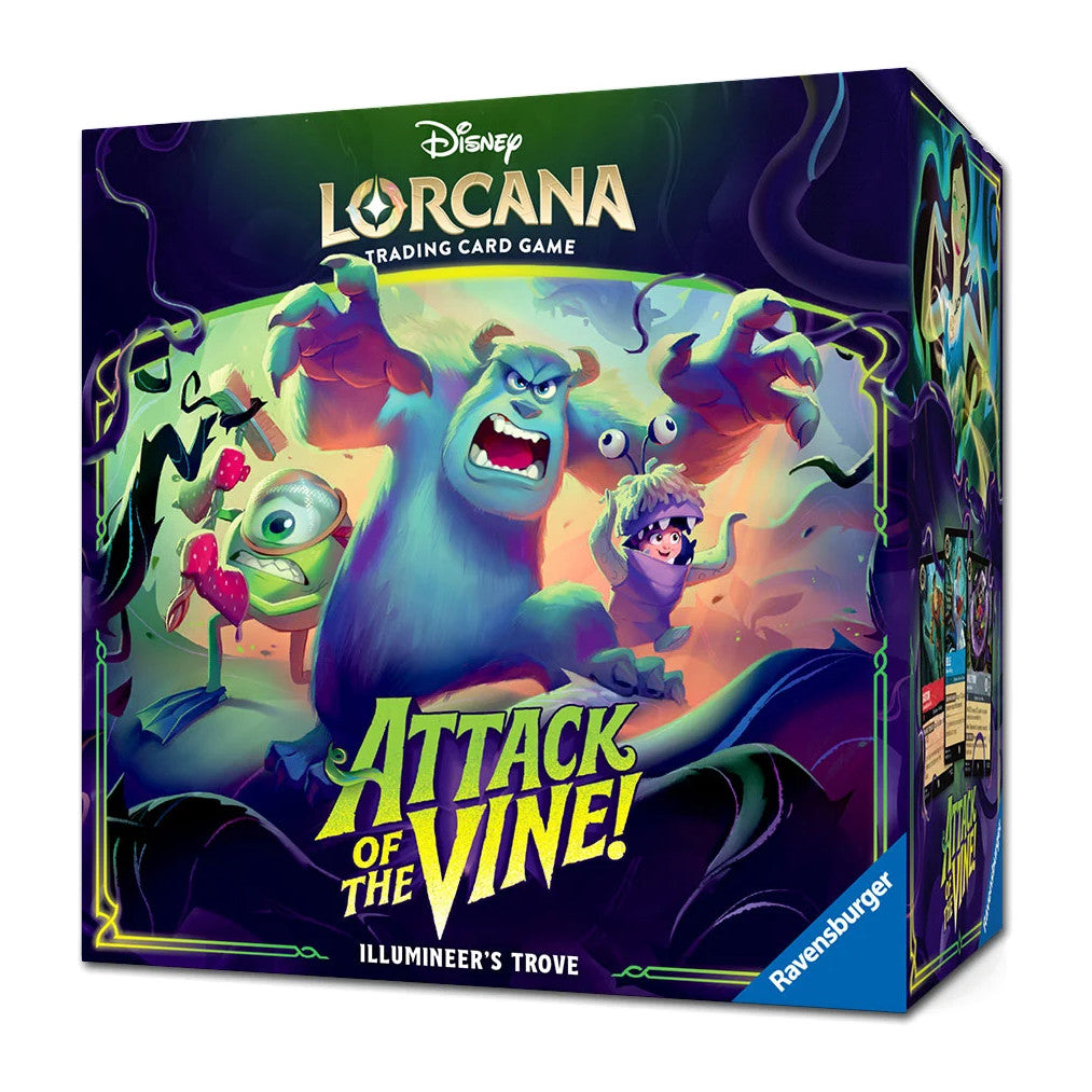 Disney Lorcana Attack of the Vine! Illumineer's Trove mit 8 Packs