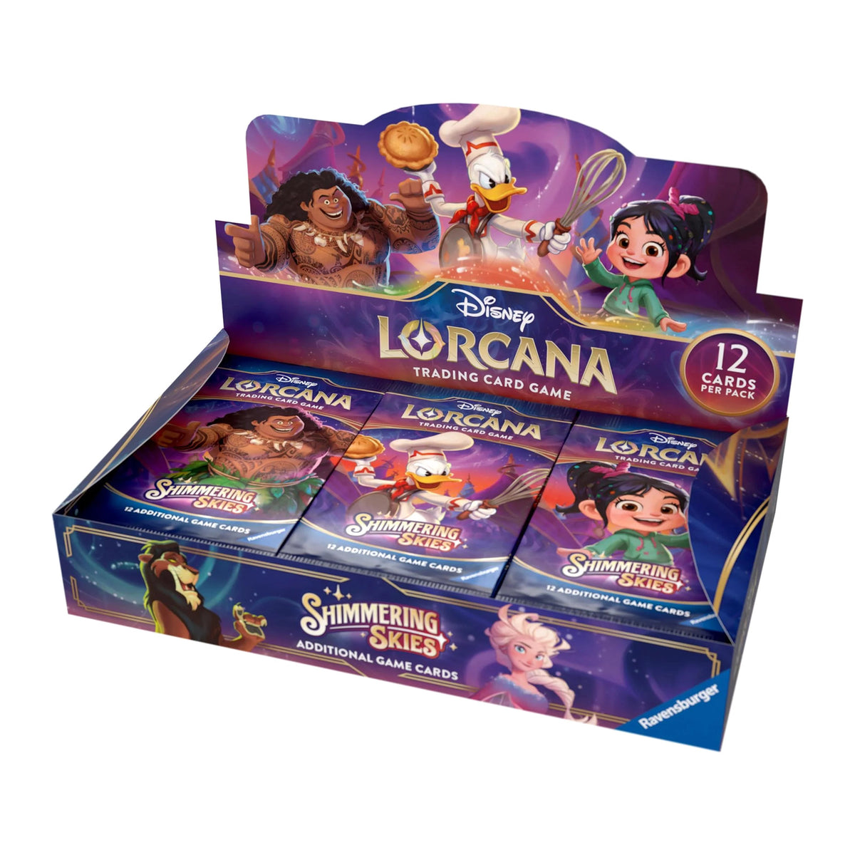 Disney Lorcana Shimmering Skies Booster Display mit 24 Packs