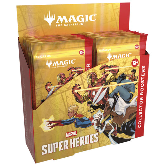 Magic: The Gathering Marvel Super Heroes Collector Booster Display mit 12 Packs