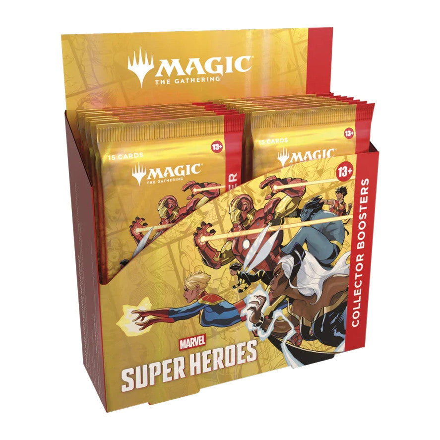 Magic: The Gathering Marvel Super Heroes Collector Booster Display mit 12 Packs