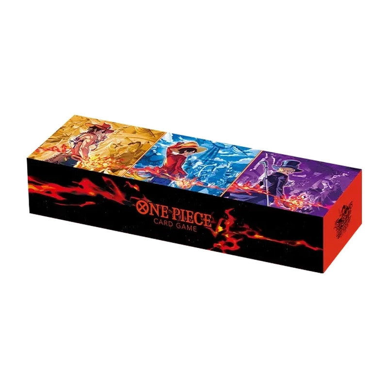 One Piece 3rd Anniversary Set mit Leder-Etui, Karten der drei Brüder und Aufbewahrungsbox