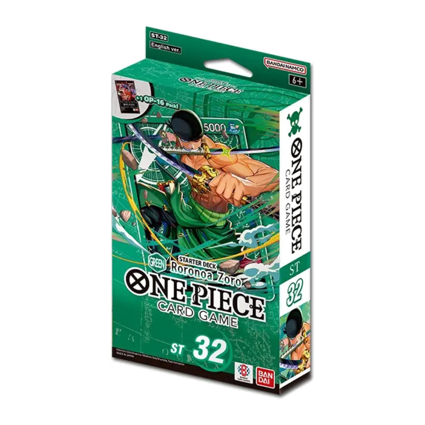 One Piece Green Roronoa Zoro (ST-32) Starter Deck mit 51 Karten