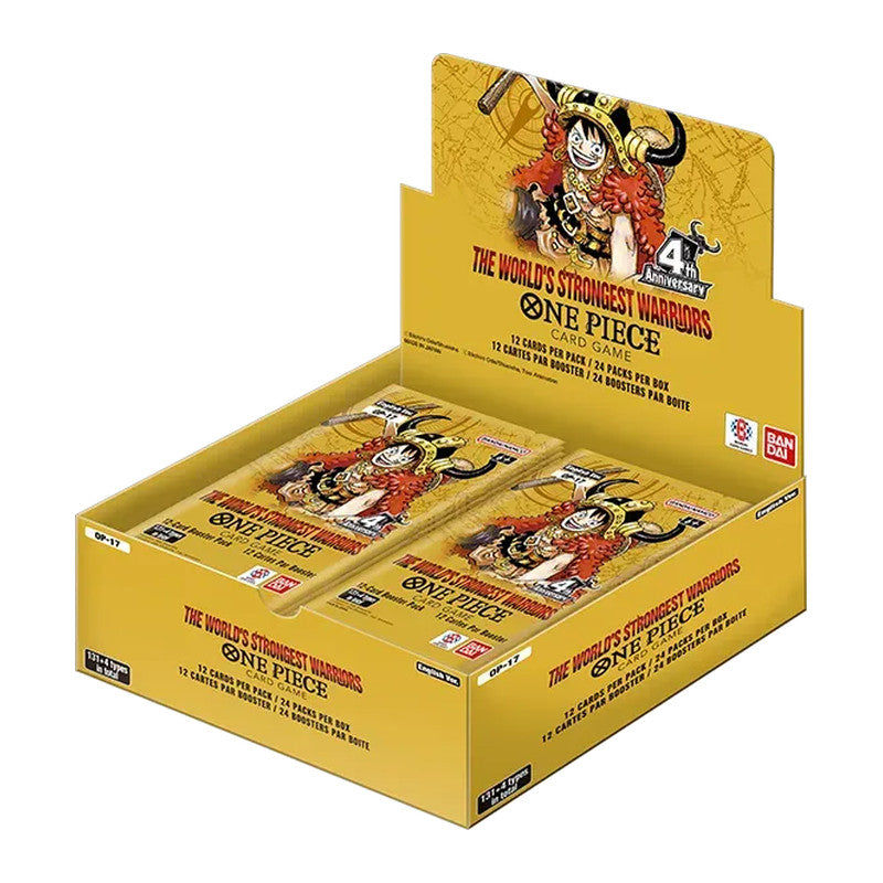One Piece World's Strongest Warriors (OP-17) Booster Display mit 24 Packs