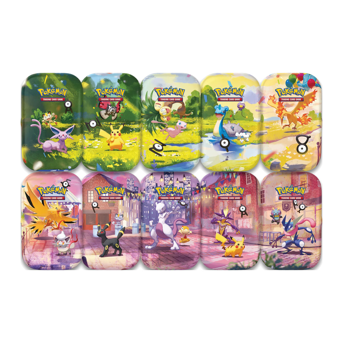 Pokémon 30th Celebration Mini Tin mit 2 Packs und Art Card