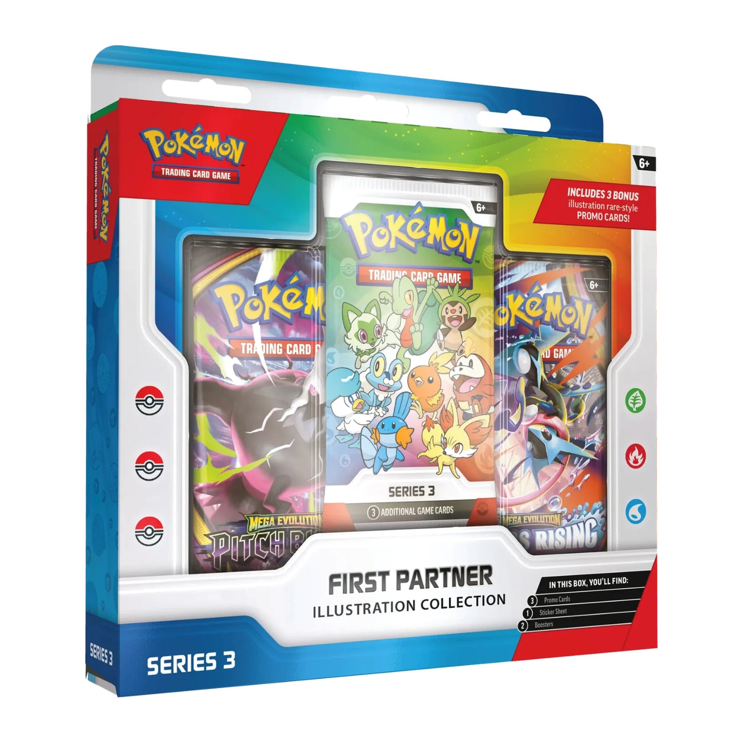 Pokémon First Partner Illustration Collection Series 3 mit 3 Packs
