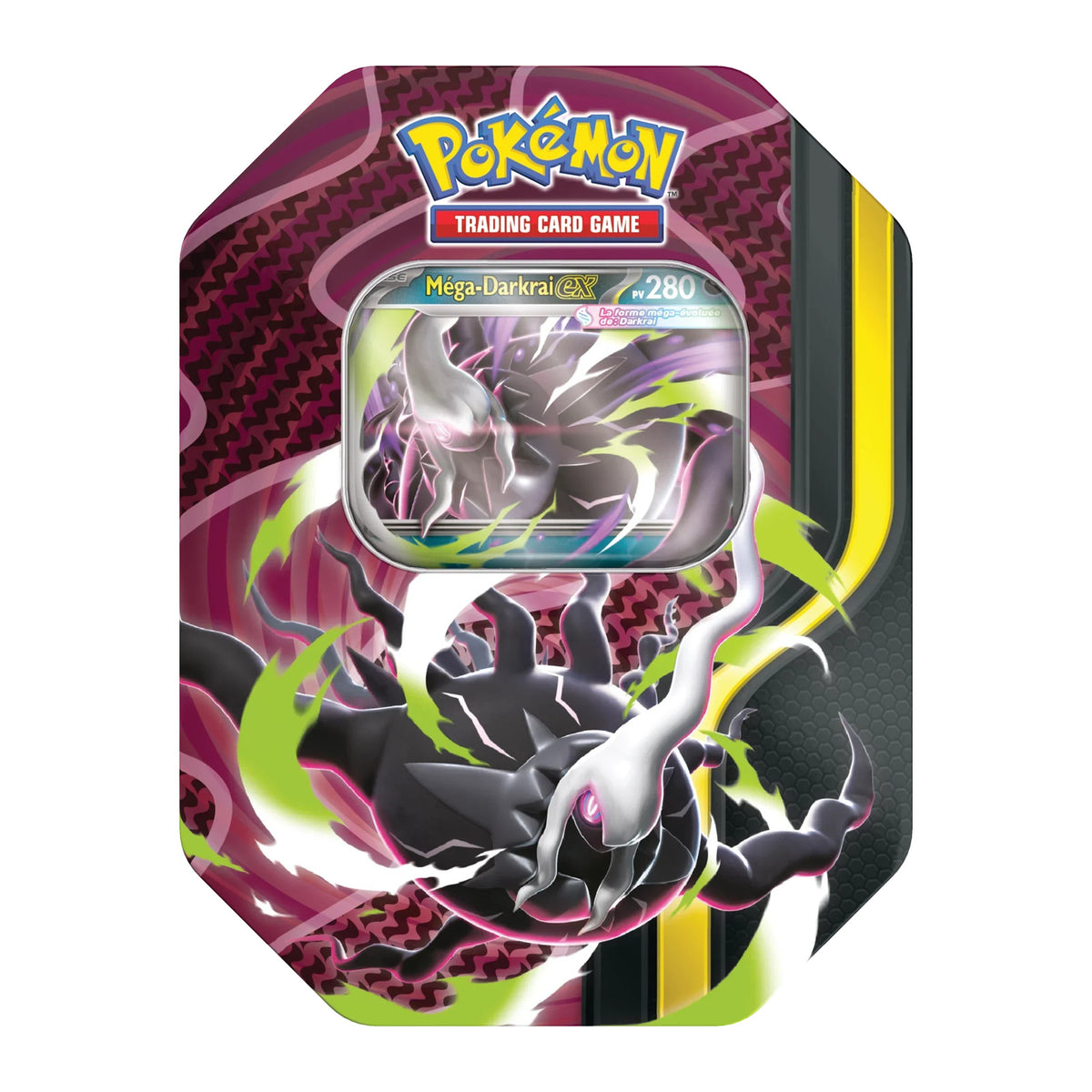 Pokémon Mega Forces Tin mit Mega Darkrai ex Promo und 4 Packs