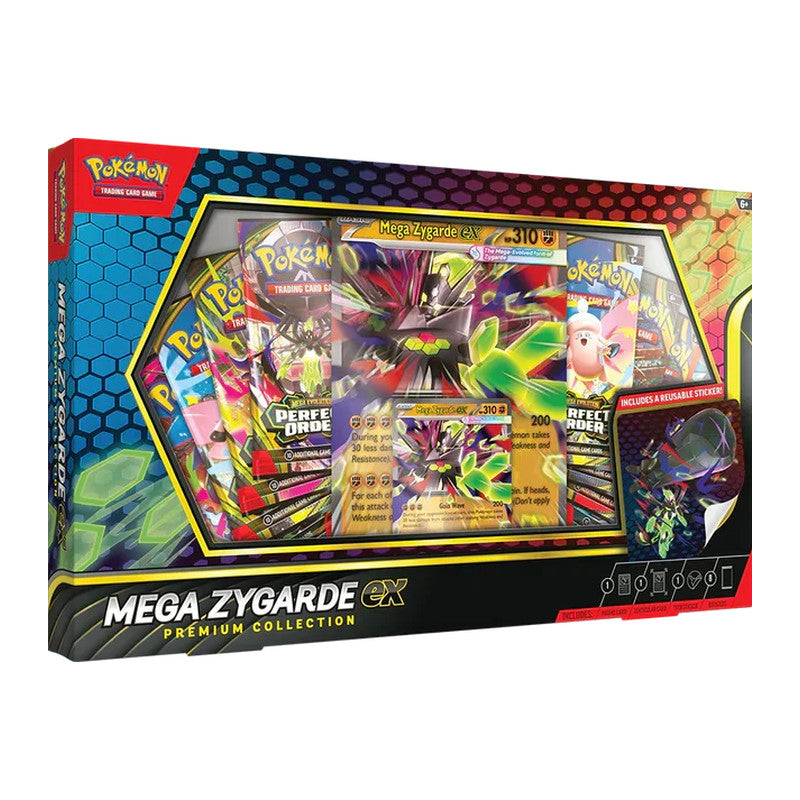 Pokémon Mega Zygarde ex Premium Collection mit 8 Packs