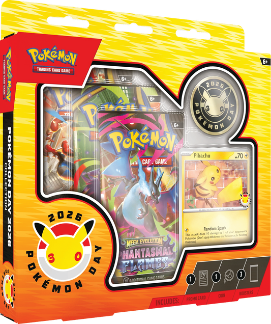 Pokémon Day 2026 Collection (3 Packs + Sammlermünze)