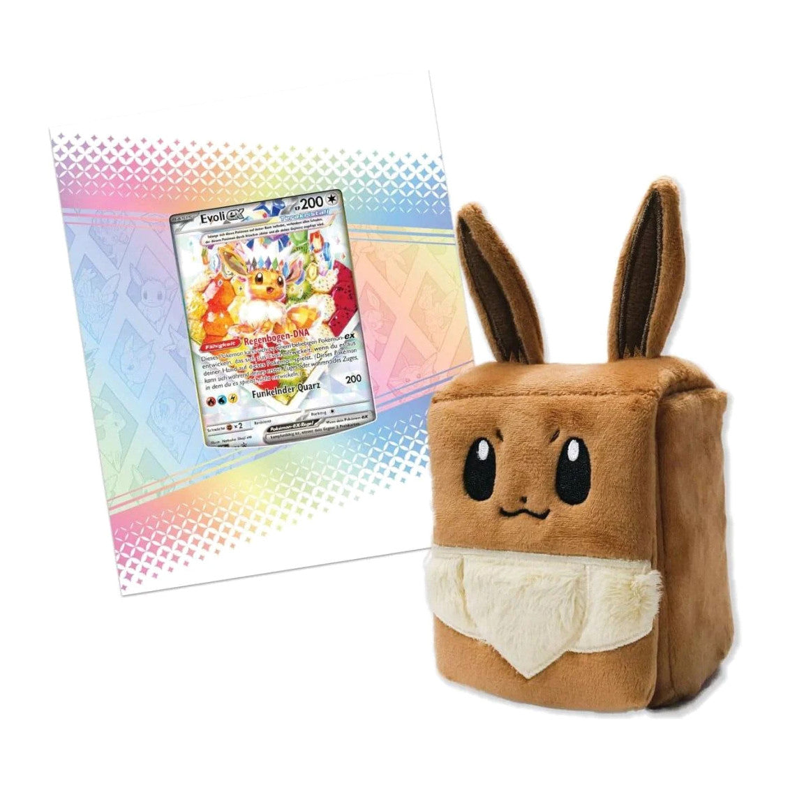 Pokémon Prismatische Entwicklungen (SV08.5) Super-Premium-Kollektion mit 15 Packs und Evoli-ex-Promo