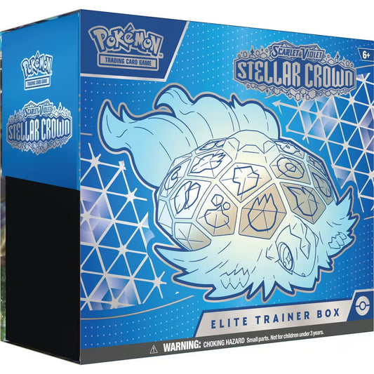 Pokémon Stellar Crown (SV07) Elite Trainer Box mit 9 Packs