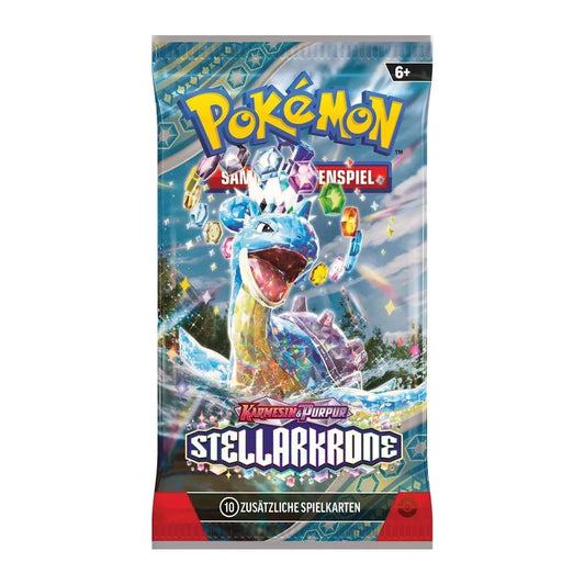 Pokémon Stellar Crown (SV07) Booster Pack mit 10 Karten