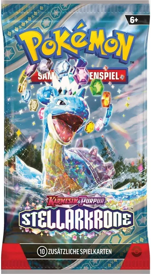 Pokémon Stellar Crown (SV07) Booster Pack mit 10 Karten