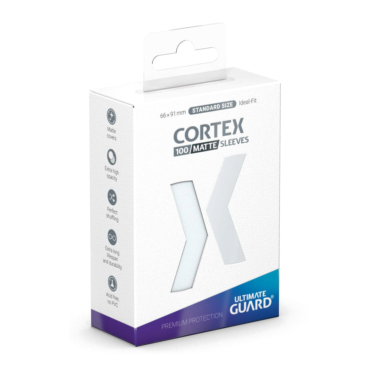 Ultimate Guard Cortex Sleeves Matte Standard Transparent (100 Stück)