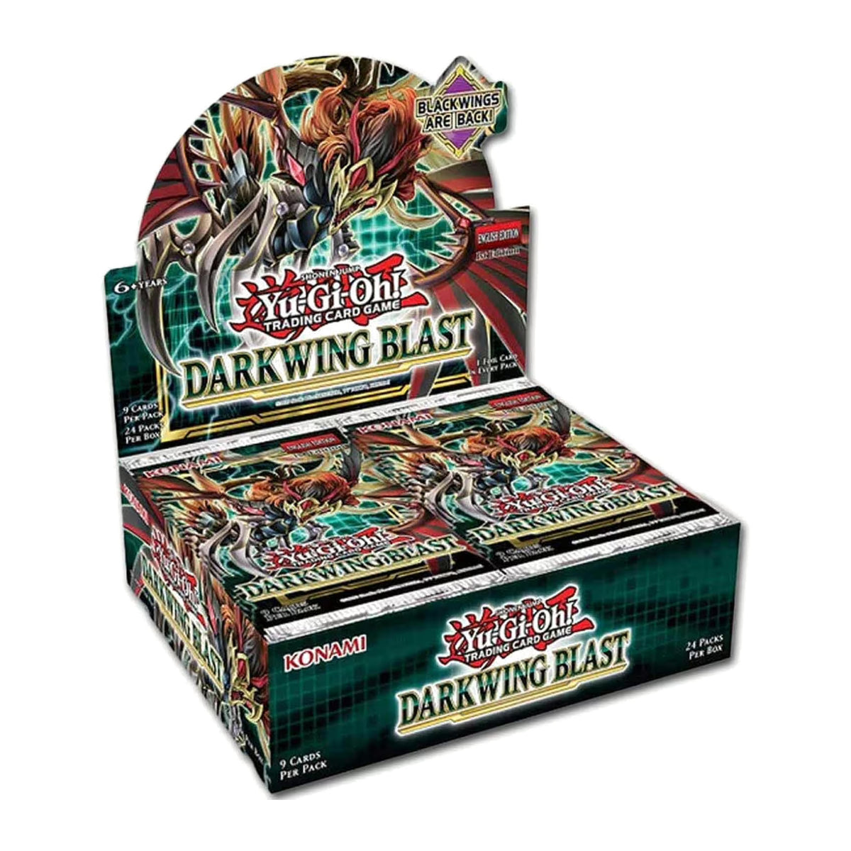 Yu-Gi-Oh! Darkwing Blast Booster Display mit 24 Packs