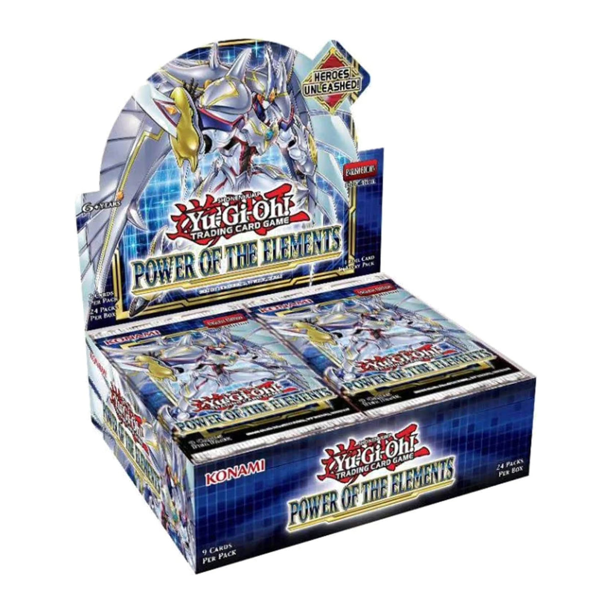 Yu-Gi-Oh! Power of the Elements Booster Display mit 24 Packs (1. Auflage)